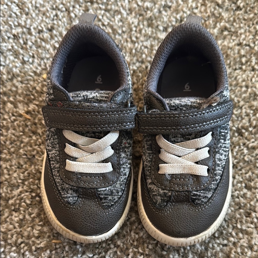 Carters Gray and white Kids Shoes